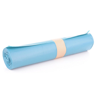 Müllsäcke 120 Liter,  blau,  Typ 60 400051,  1 Rolle = 25 Stück
