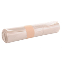 Müllsäcke 120 Liter,  natur-transparent,  Typ 60 401668,  1 Rolle = 25 Stück