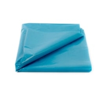 Müllsäcke blau lose 240 Liter,  650 + 550 x 1.350 mm 100 Stück pro Karton