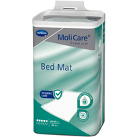 MoliCare Premium Bed Mat 5 Tropfen Bettschutzunterlagen 1610640,  1 Packung = 25 Stück,  Format: 60 x 90 cm