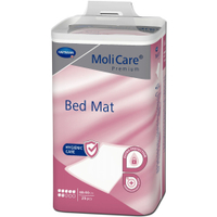 MoliCare Premium Bed Mat 7 Tropfen Bettschutzunterlage 1610700,  1 Karton = 4 Packungen = 100 Stück,  Maße: 60 x 90 cm