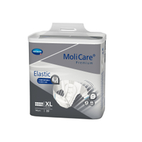 MoliCare Premium Elastic Inkontinenzslip,  10 Tropfen 165674/1,  1 Beutel = 14 Stück,  Größe XL,  Bauchumfang 140-175 cm
