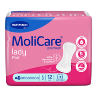 MoliCare premium lady Pad Inkontinenzeinlagen 1680360,  1, 5 Tropfen,  1 Packung = 12 Einlagen