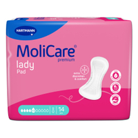 MoliCare premium lady Pad Inkontinenzeinlagen 1680490,  4, 5 Tropfen,  1 Packung = 14 Einlagen