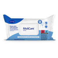 MoliCare Skin Pflegetücher,  geruchsneutralisierend 995075,  1 Packung = 50 Pflegetücher