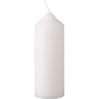 MP Stumpenkerzen 1 Stück,  weiß