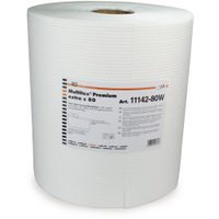 Multitex-Rolle Premium Extra z 80 Wischtücher 1114280W,  1 Rolle = 475 Abrisse zu je 34 x 32 cm,  weiß