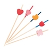 NATURESTAR Art Fingerfood Spieße,  9 cm 38922,  1 Packung = 100 Stück