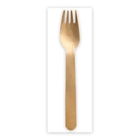 NATURESTAR Besteckset Holzgabel Fork,  2-teilig 388601,  1 Karton = 500 Sets