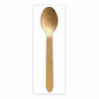 NATURESTAR Besteckset Holzlöffel,  wachsbeschichtet,  2-teilig 388622,  1 Karton = 500 Sets