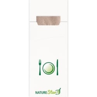 NATURESTAR Bestecktasche Bio,  2-teilig 30620,  1 Karton = 520 Stück