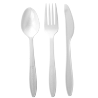 NATURESTAR Bio Einweggabel,  16, 5 cm 42410,  1 Packung = 50 Stück,  weiß