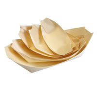 NATURESTAR Bio Holzschiffchen 38834,  1 Karton = 2000 Stück,  14 x 8 cm,  natur