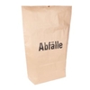 NATURESTAR Bio Müllbeutel,  mit Kreuzbodenfalte,  120 Liter 35556,  1 Bündel = 25 Beutel,  70 cm x 95 cm,  Aufdruck „Abfälle“