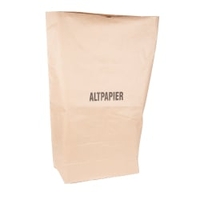 NATURESTAR Bio Müllbeutel,  mit Kreuzbodenfalte,  120 Liter 35557,  1 Bündel = 25 Beutel,  70 cm x 95 cm,  Aufdruck „Altpapier“