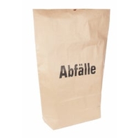 NATURESTAR Bio Müllbeutel,  mit Kreuzbodenfalte,  80 Liter 35553,  1 Bündel = 25 Beutel,  85 cm x 55 cm x 20 cm,  Aufdruck „Abfälle“