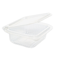 NATURESTAR Bio Salatschalen mit Deckel 423907,  1 Packung = 50 Stück,  570 ml,  2 cm hoch