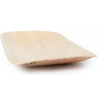 NATURESTAR Bio-Teller aus Palmblatt,  rechteckig 410633,  1 Karton = 4 x 25 Stück,  24 x 15, 5 x 1, 5 cm