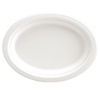 NATURESTAR Bio Teller,  oval 41027,  1 Packung = 50 Stück,  20 x 27 cm,  weiß