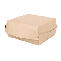 NATURESTAR Burger Box,  aus Kraftpapier 416416,  1 Packung = 50 Stück,  15, 5 x 15, 5 x 8, 4 cm