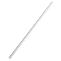 NATURESTAR Classic Papier-Trinkhalme einfarbig,  19, 7 cm 421010,  1 Packung = 100 Stück,  weiß