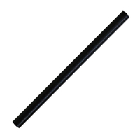 NATURESTAR Cocktail Papier-Trinkhalme,  13 cm 42130,  1 Packung = 100 Stück,  schwarz