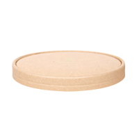 NATURESTAR Einwegdeckel für Salatschale,  aus Kraftpapier 416115,  1 Packung = 50 Stück,  Ø 15cm