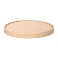 NATURESTAR Einwegdeckel für Salatschale,  aus Kraftpapier 416118,  1 Packung = 50 Stück,  Ø 18, 5cm