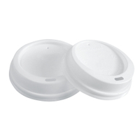 NATURESTAR Einwegdeckel mit Trinköffnung,  aus C-PLA 40026,  1 Packung = 50 Stück,  Ø 8 cm