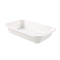 NATURESTAR Einwegschale Puro,  rechteckig 41171,  1 Packung = 125 Stück,  750 ml