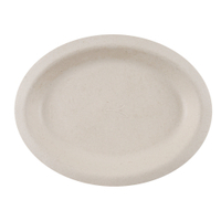 NATURESTAR Einwegteller,  oval,  26 x 20 cm 410275,  1 Packung = 50 Stück