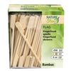 NATURESTAR Flag Fingerfood Spieße,  natur 389521,  1 Box = 250 Stück,  9 cm