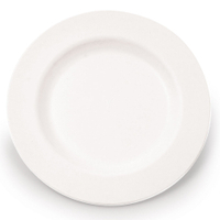 NATURESTAR Gourmet Bio Teller 410260,  1 Packung = 50 Stück,  Ø 27 cm,  weiß