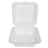 NATURESTAR Hamburger Bio Lunchbox 41215,  1 Karton = 500 Stück,  15 x 8, 0 x 15 cm,  weiß