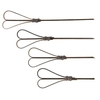 NATURESTAR Herz Fingerfood Spieße 38945,  1 Packung = 100 Stück,  18 cm,  schwarz