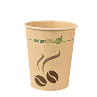 NATURESTAR Kaffeebecher MOCCA,  nassfest 406193,  1 Packung = 50 Stück,  200 ml