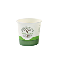 NATURESTAR Kaffeebecher Natural,  kompostierbar 401093,  1 Packung = 50 Stück,  Ø 6,  2cm,  0, 1 Liter