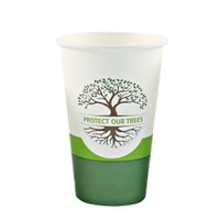 NATURESTAR Kaffeebecher Natural,  kompostierbar 401293,  1 Packung = 50 Stück,  Ø 8, 0 cm,  0, 3 Liter