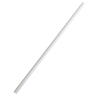 NATURESTAR Papier-Trinkhalme einfarbig,  19, 7 cm 42101,  1 Packung = 100 Stück,  weiß