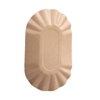 NATURESTAR Pappschalen,  oval 415175,  1 Karton = 4 Packungen à 250 Stück,  110 x 195 x 32 mm