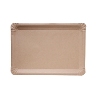 NATURESTAR Pappteller,  rechteckig 415035,  1 Packung = 250 Stück,  18 x 26 cm