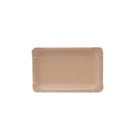 NATURESTAR Pappteller,  rechteckig 415045,  1 Packung = 250 Stück,  11 x 17, 5 cm
