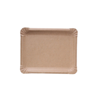 NATURESTAR Pappteller,  rechteckig 415125,  1 Packung = 250 Stück,  16, 5 x 20 cm