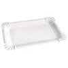 NATURESTAR Pappteller,  rechteckig 41513,  1 Packung = 250 Stück,  16, 5 x 23 cm,  weiß
