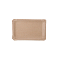 NATURESTAR Pappteller,  rechteckig 415145,  1 Packung = 250 Stück,  13 x 20 cm