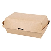 NATURESTAR Sandwich Box CLUB,  aus Kraftpapier 416418,  1 Packung = 50 Stück,  17, 7 x 9, 1 x 8, 5 cm
