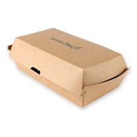 NATURESTAR Sandwich Box CLUB,  aus Kraftpapier 416421,  1 Packung = 25 Stück,  20, 5 x 10, 8 x 7, 8 cm
