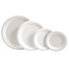 NATURESTAR Single Bio Teller,  rund,  weiß 41017,  1 Packung = 50 Stück,  Ø 17 cm