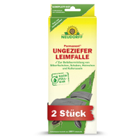 Neudorff Permanent UngezieferLeimFalle,  mit Fallendach 4003,  1 Packung = 2 Stück