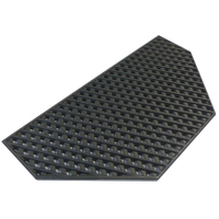 Neumärker Diamant Grill halber Grillrost aus Gusseisen 17-80500,  Maße: 600 x 300 x 15 mm